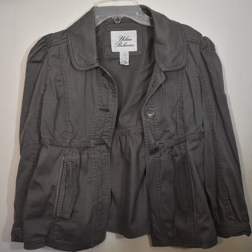 Brown Blazer-Style Jacket - Urban Behavior
